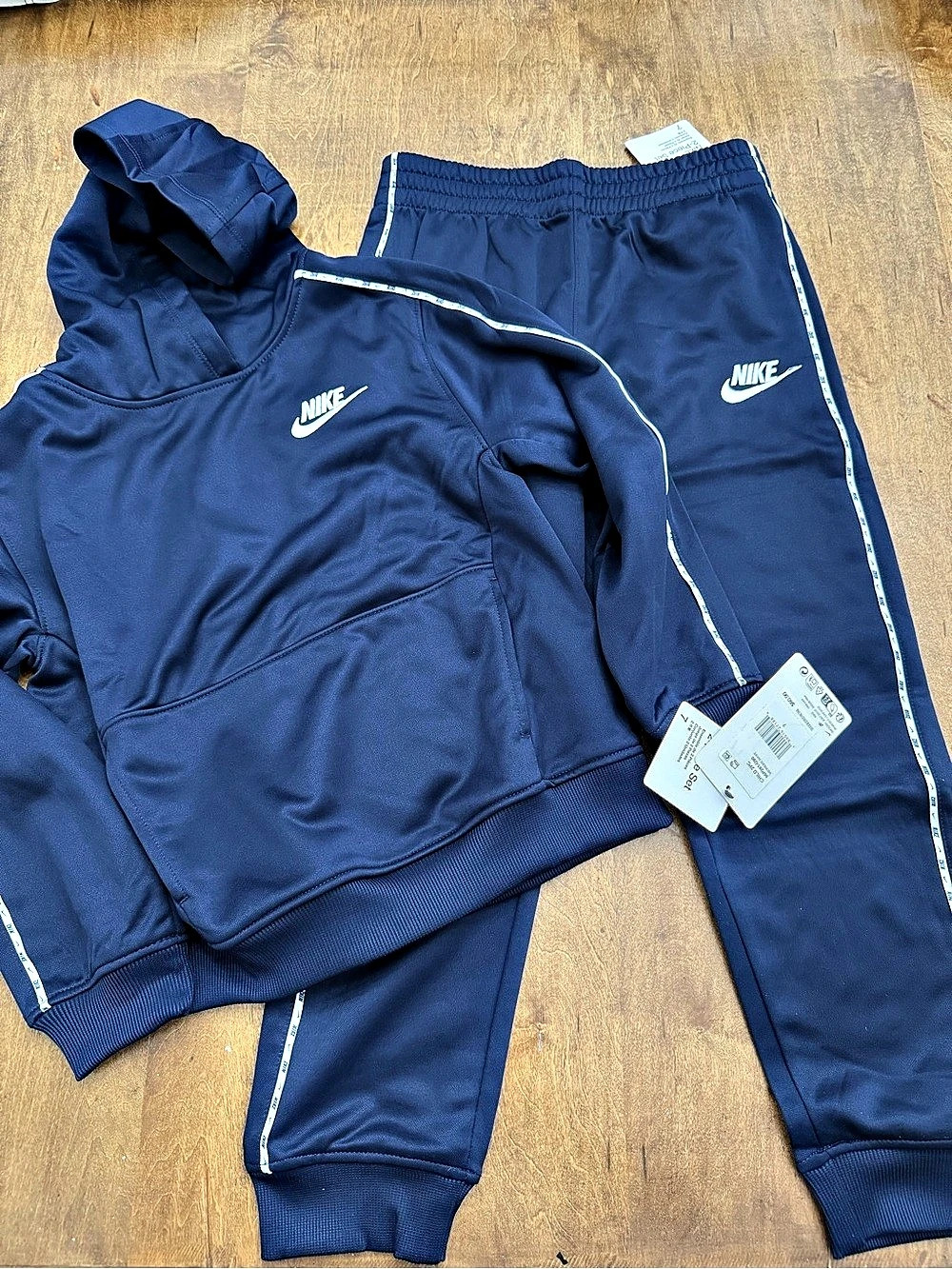 Nike Child 2-Piece Set Baby 2-Piece Set in Blue Size 7 Little Kidsโ NWT